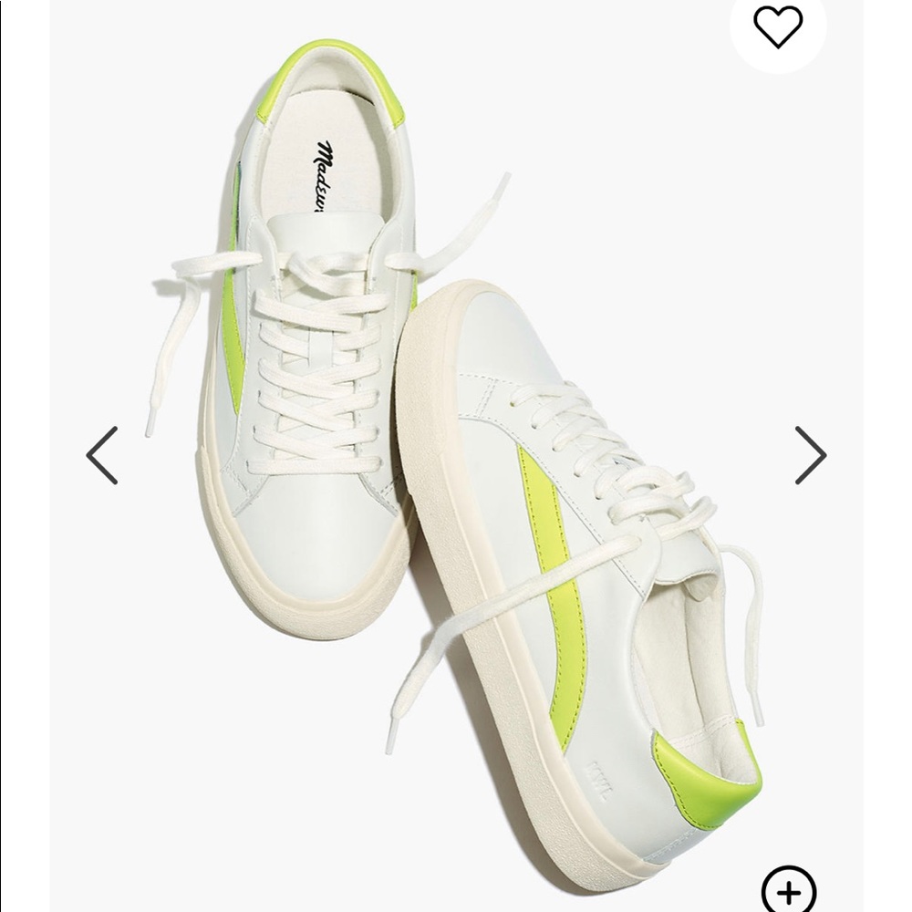 Madewell sidewalk low-top sneakers in leather